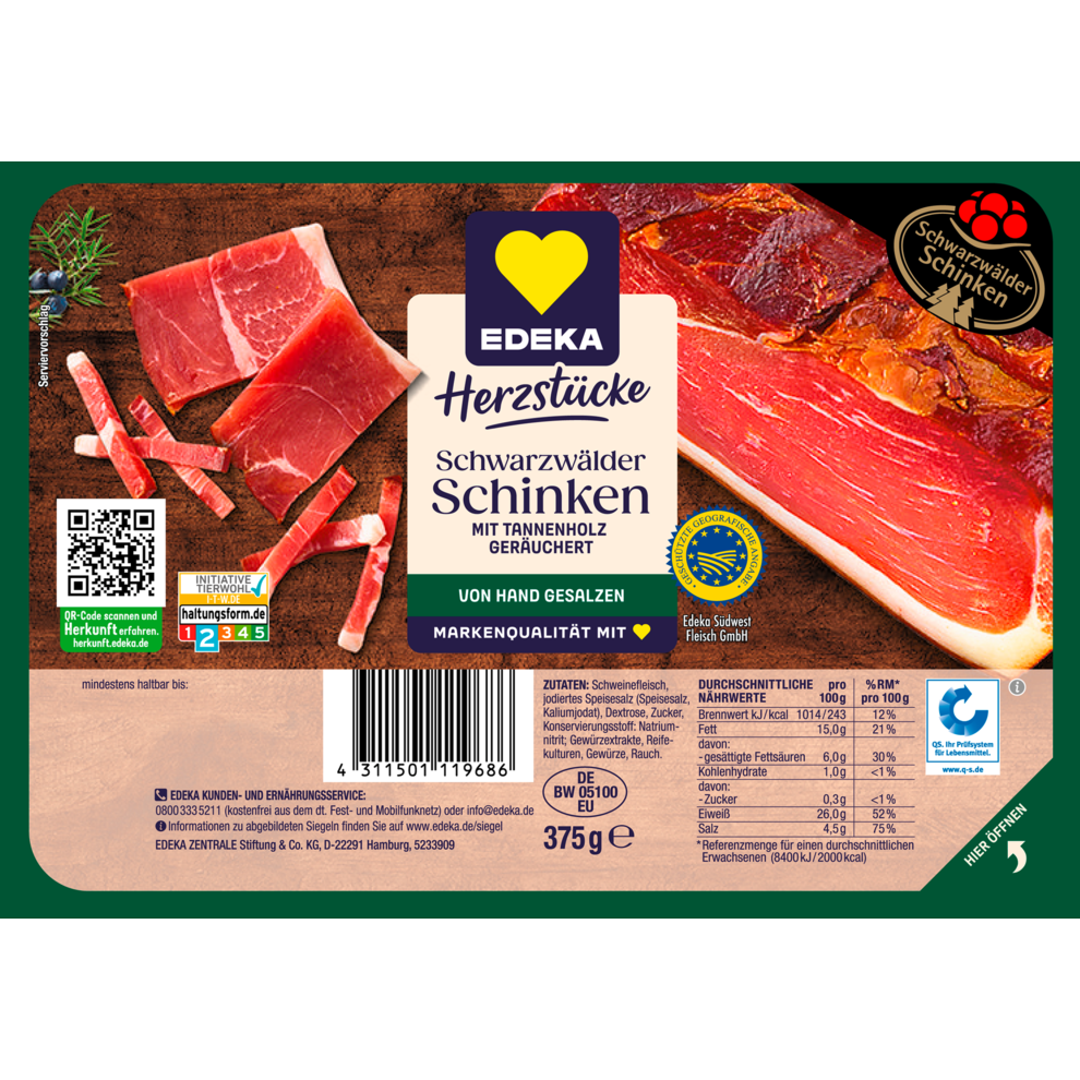 Schwarzwälder Schinken Stück