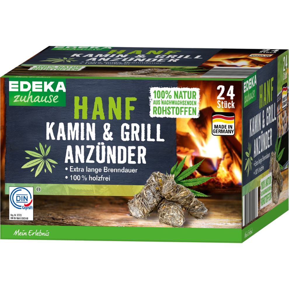 Hanf Kamin & Grill Anzünder