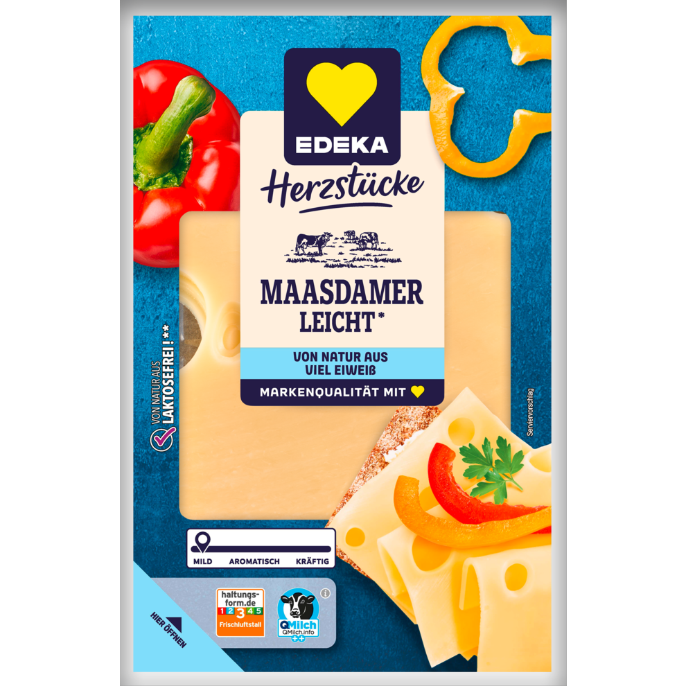 Maasdamer leicht in Scheiben 30% i.Tr.