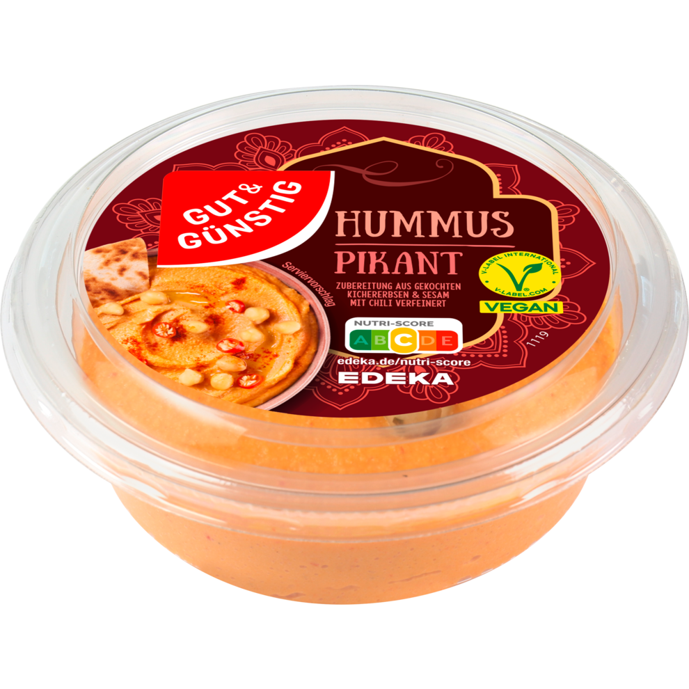 Hummus Pikant