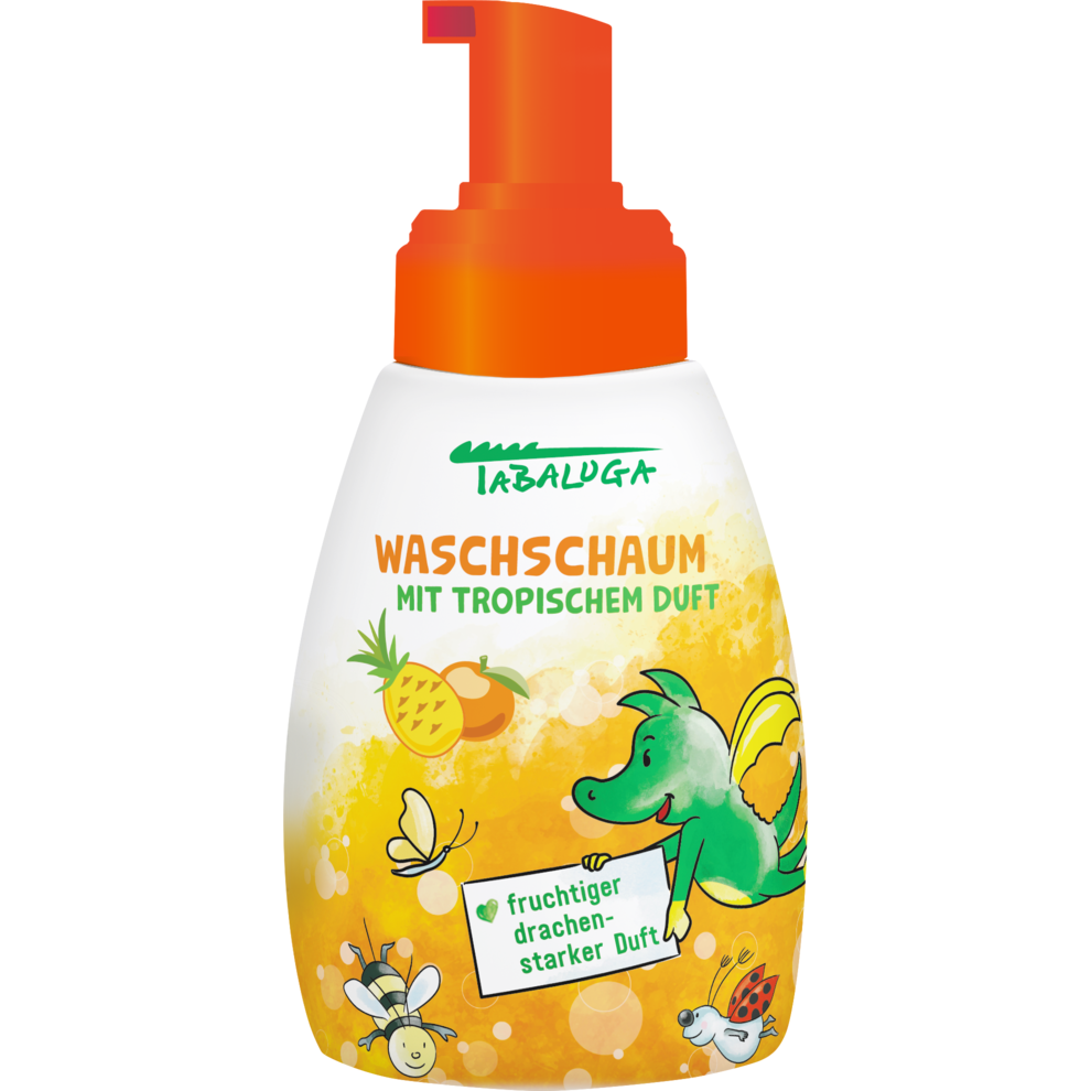 Waschschaum mit tropischem Duft