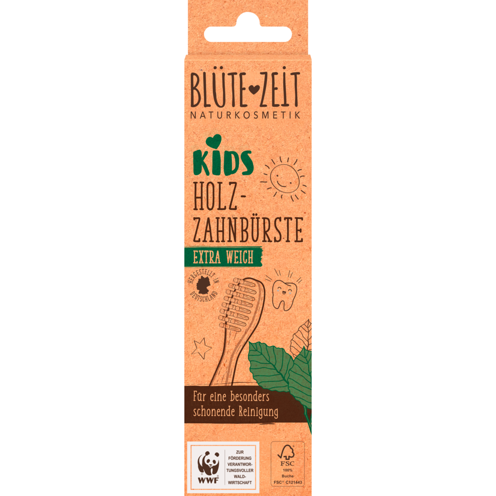 Holz-Zahnbürste Kids extra weich