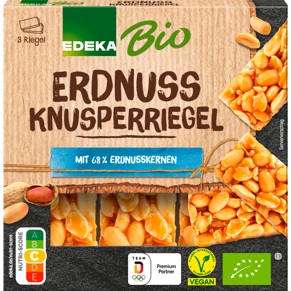Knusperriegel Erdnuss