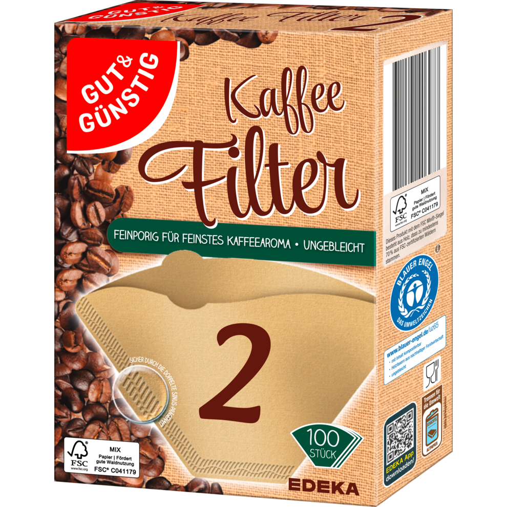 Kaffeefilter Größe 2