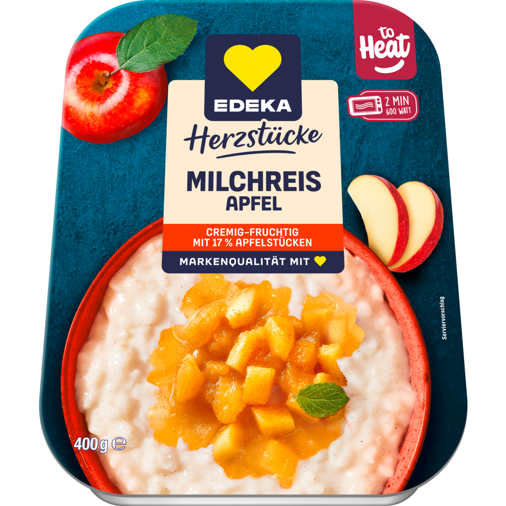 Milchreis mit Apfel