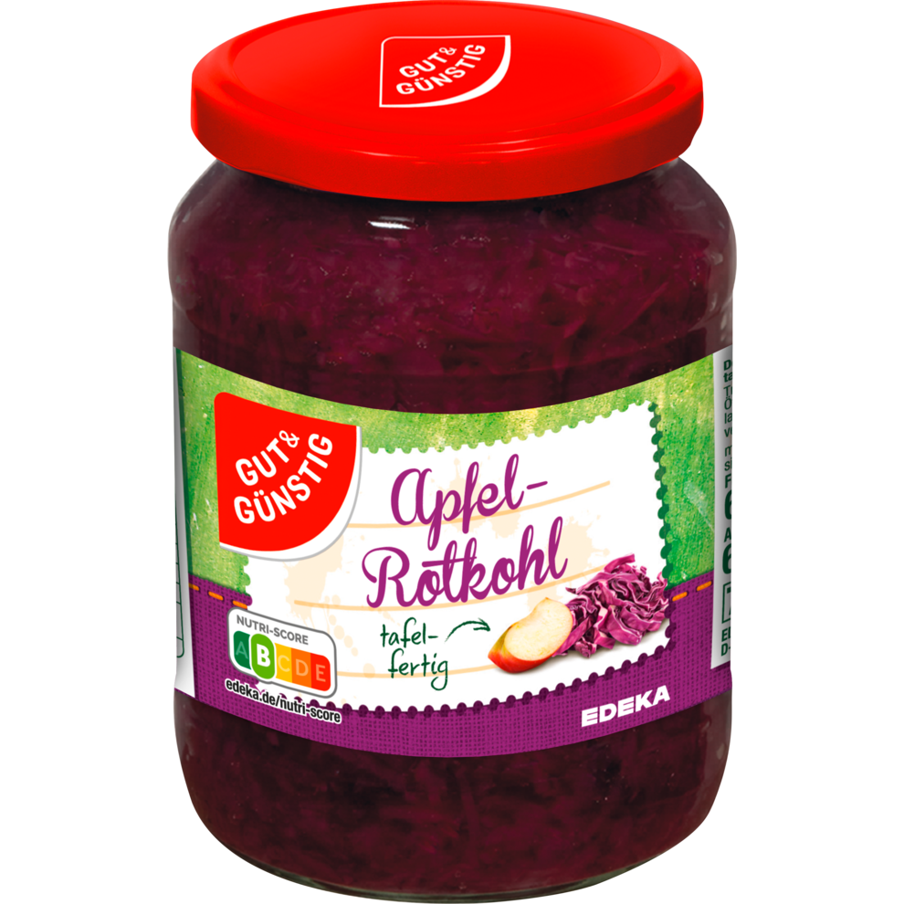 Apfelrotkohl