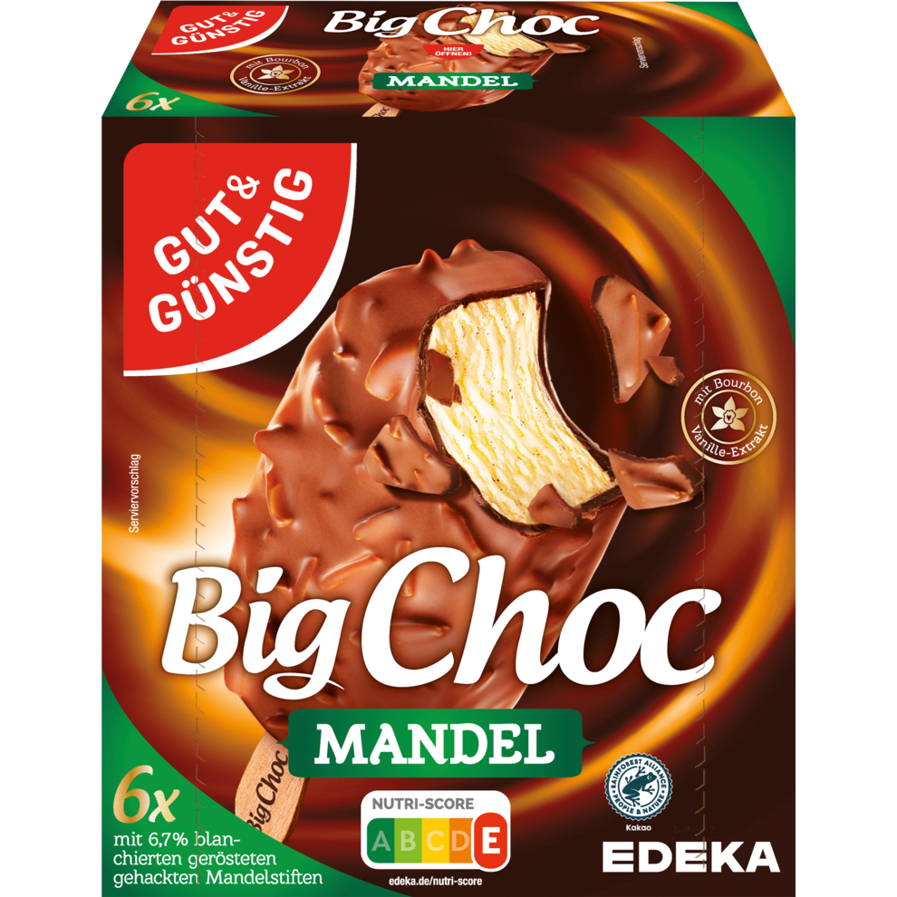 Big Choc Mandel, 6 Stück