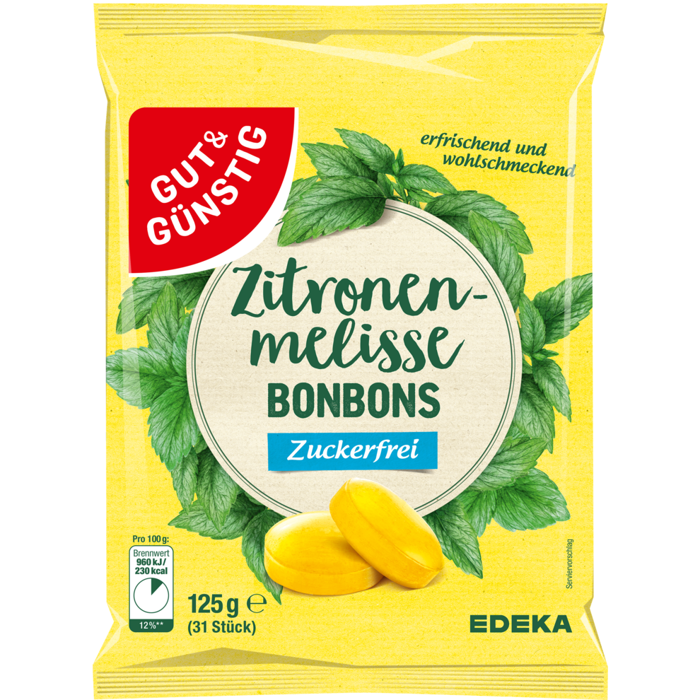 Zitronenmelisse-Bonbons zuckerfrei