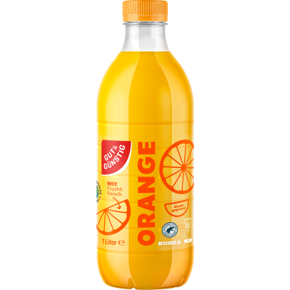 Orangen-Direktsaft, gekühlt