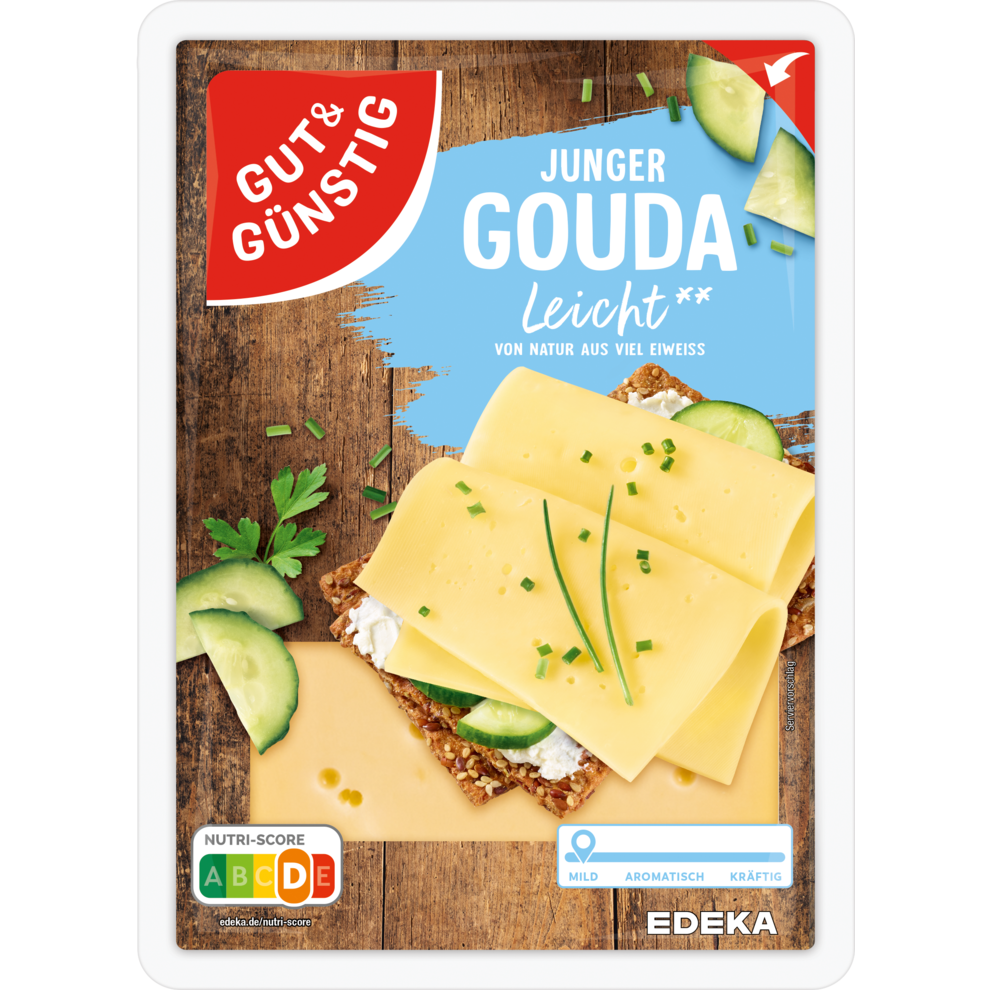 Gouda Mild In Scheiben 17 Fett Absolut EDEKA