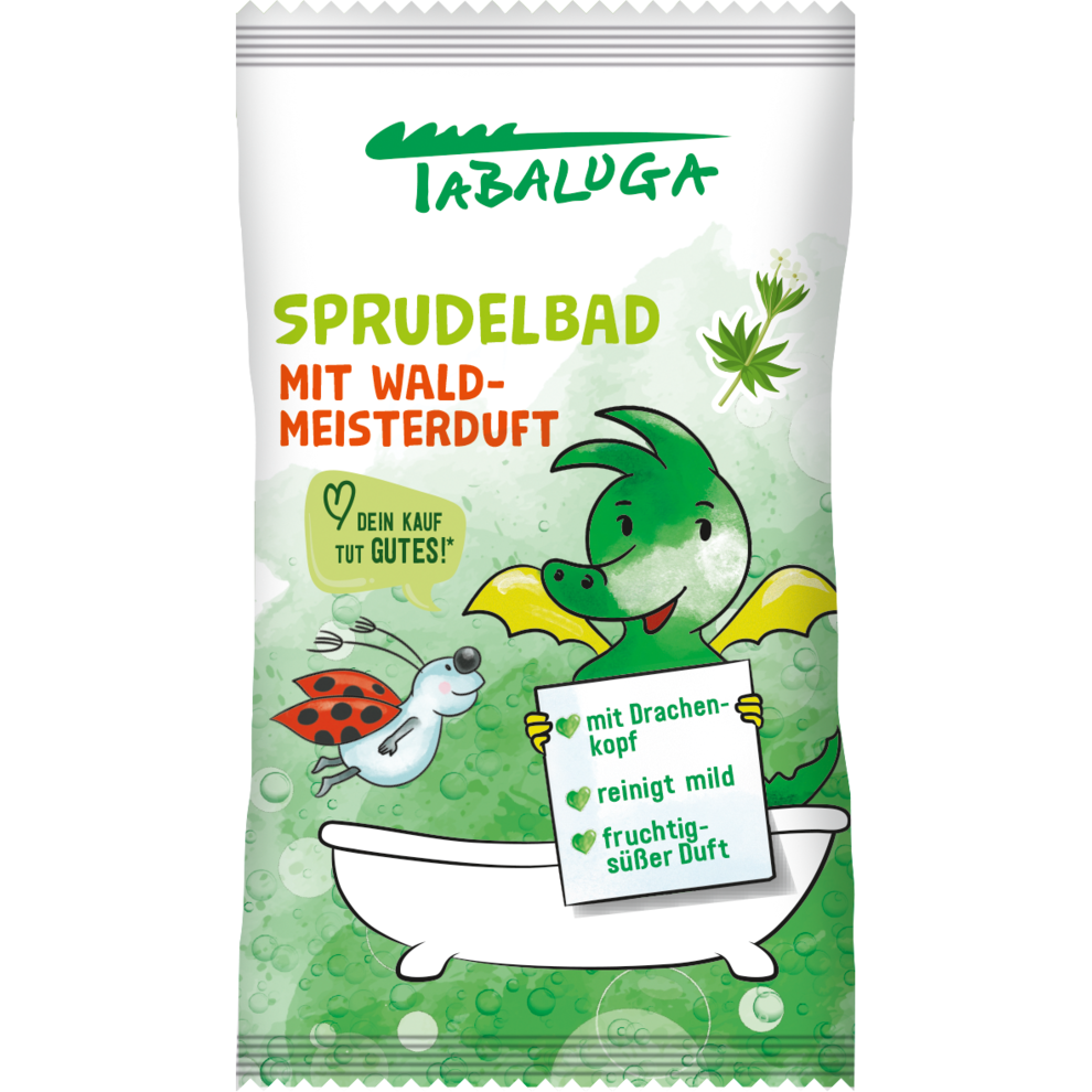 Sprudelbad mit Waldmeister-Duft