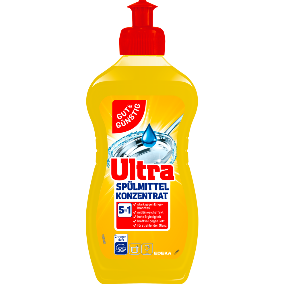 Ultra Handgeschirrspülmittel-Konzentrat mit Zitronenduft