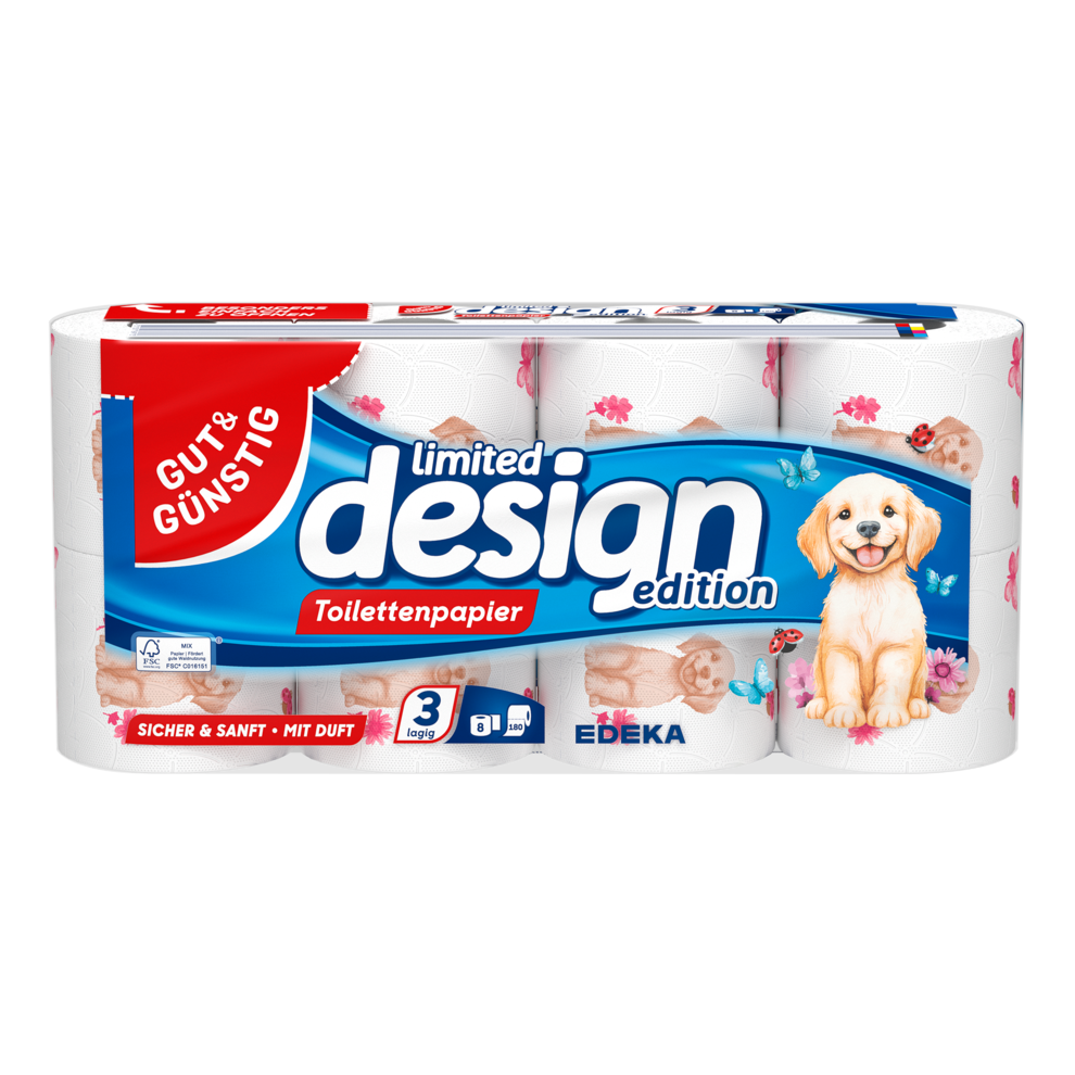 Toilettenpapier limited design edition