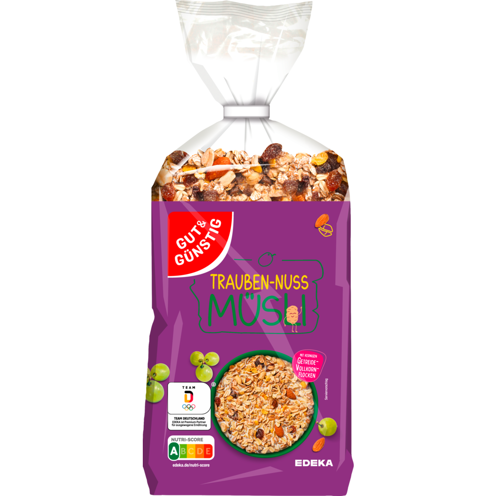 Traube-Nuss-Müsli