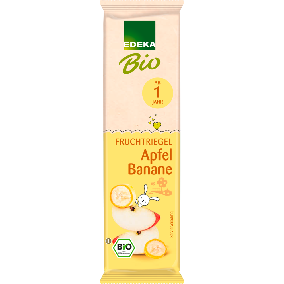 Fruchtriegel Apfel Banane