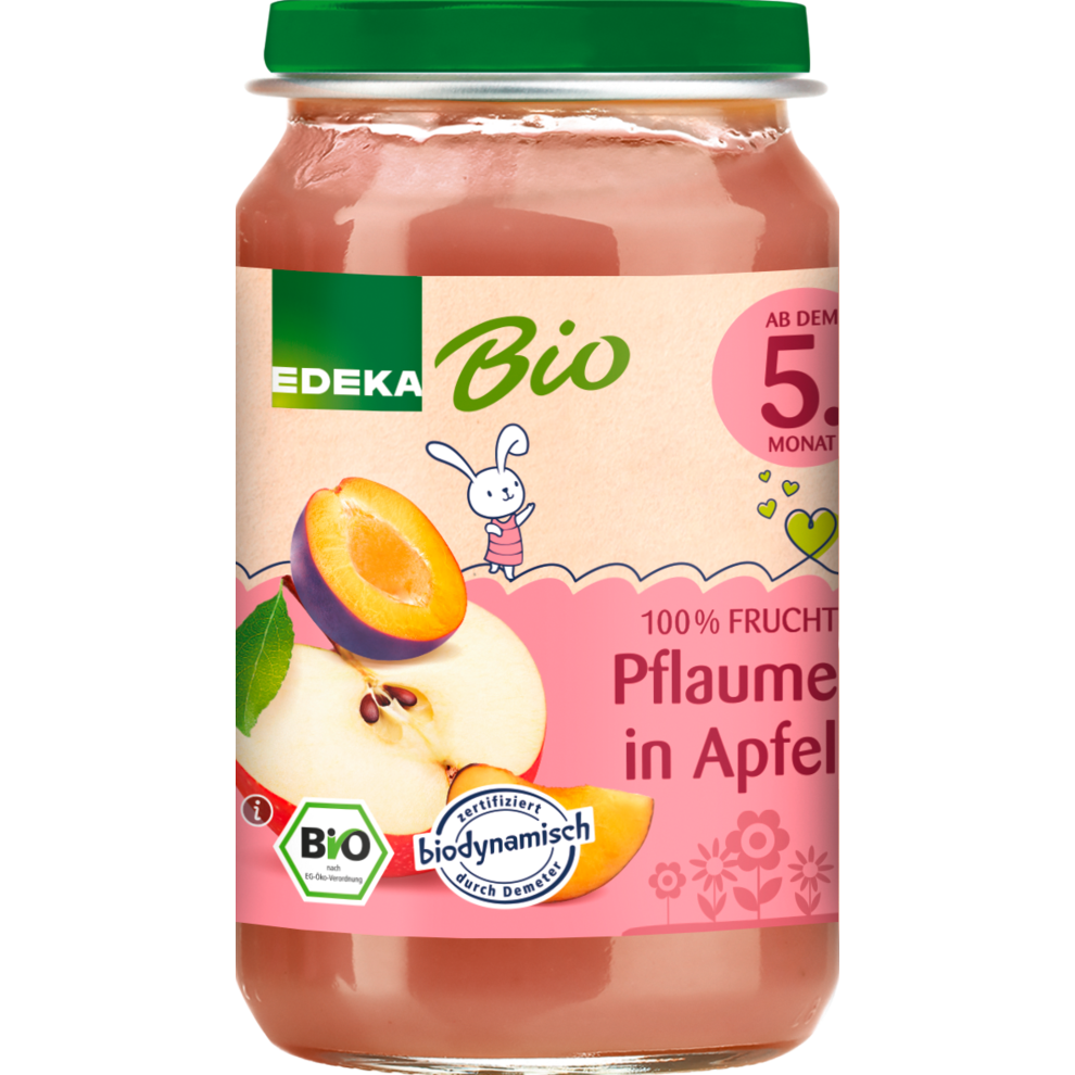 Pflaume in Apfel