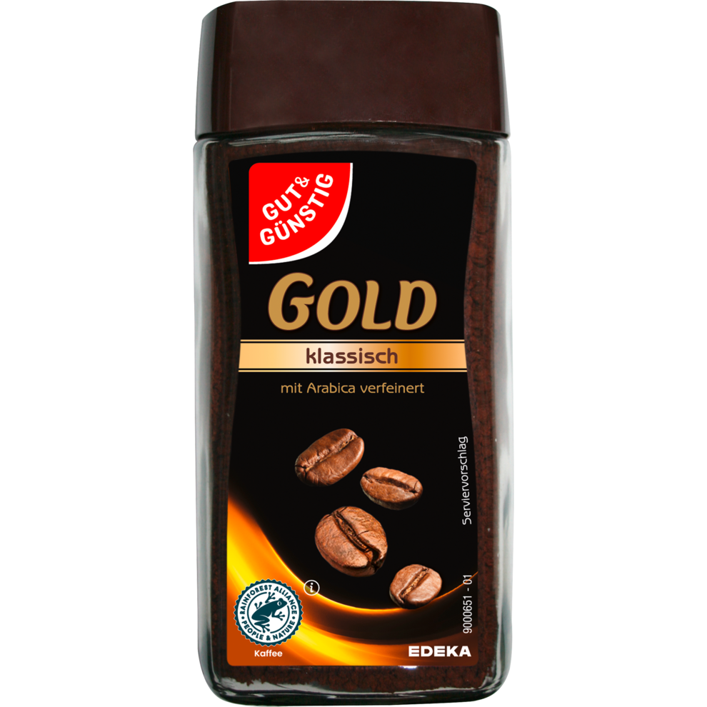 Instantkaffee GOLD klassisch