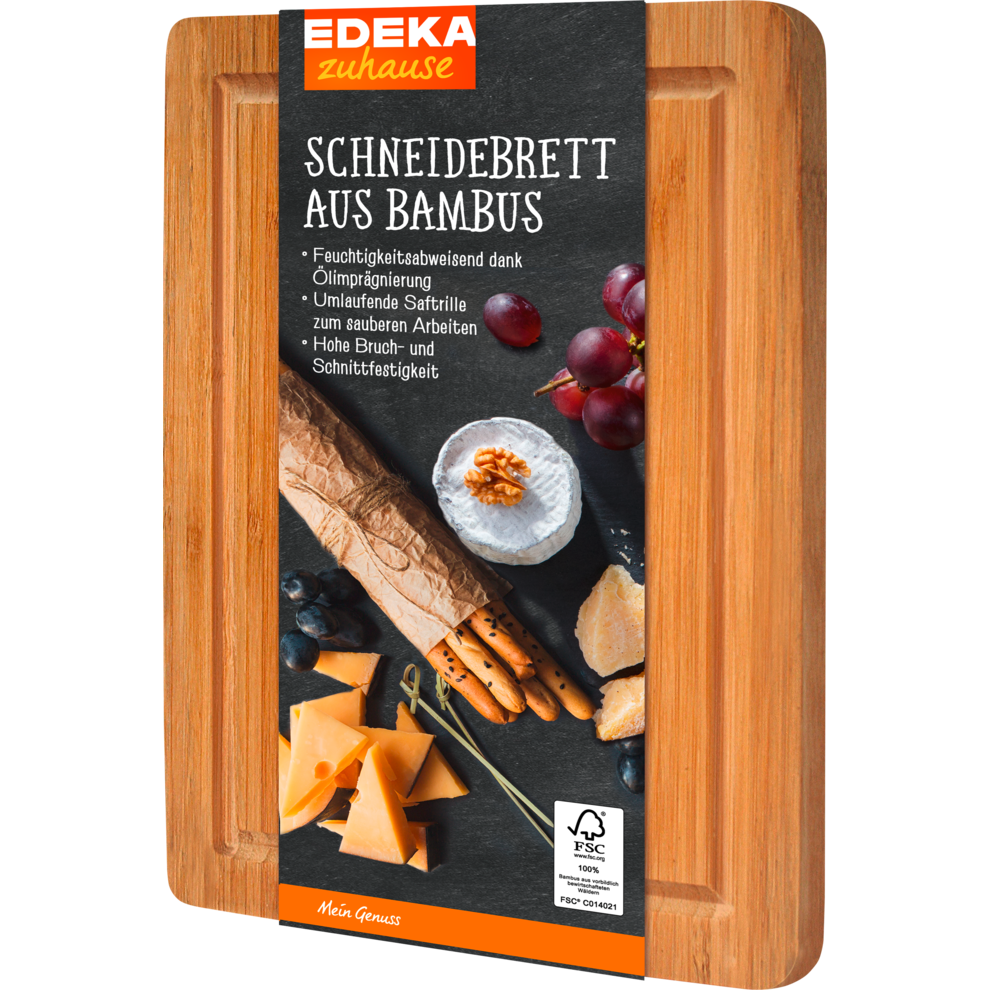 Schneidebrett aus Bambus mittel | EDEKA