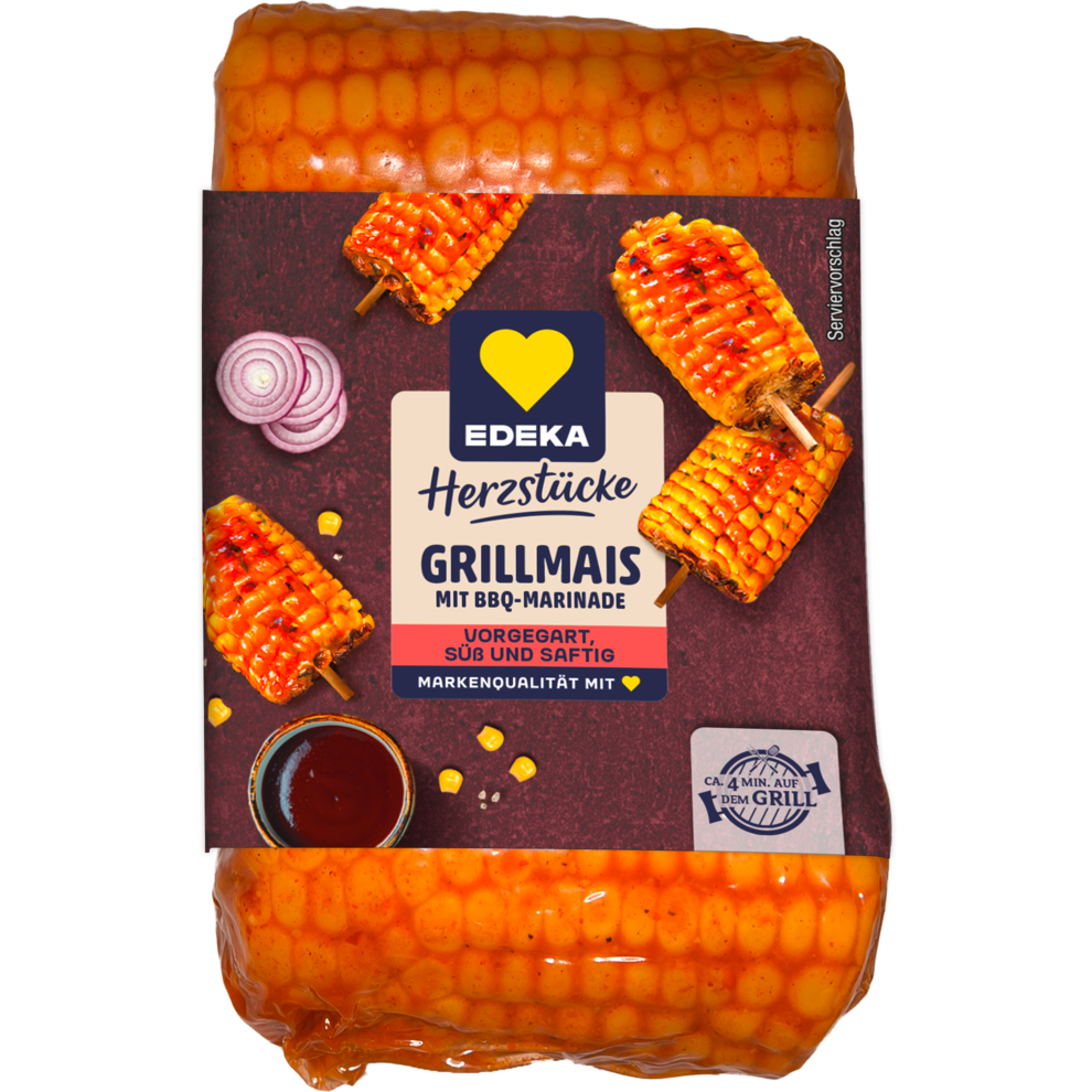 Grillmais mit BBQ-Marinade
