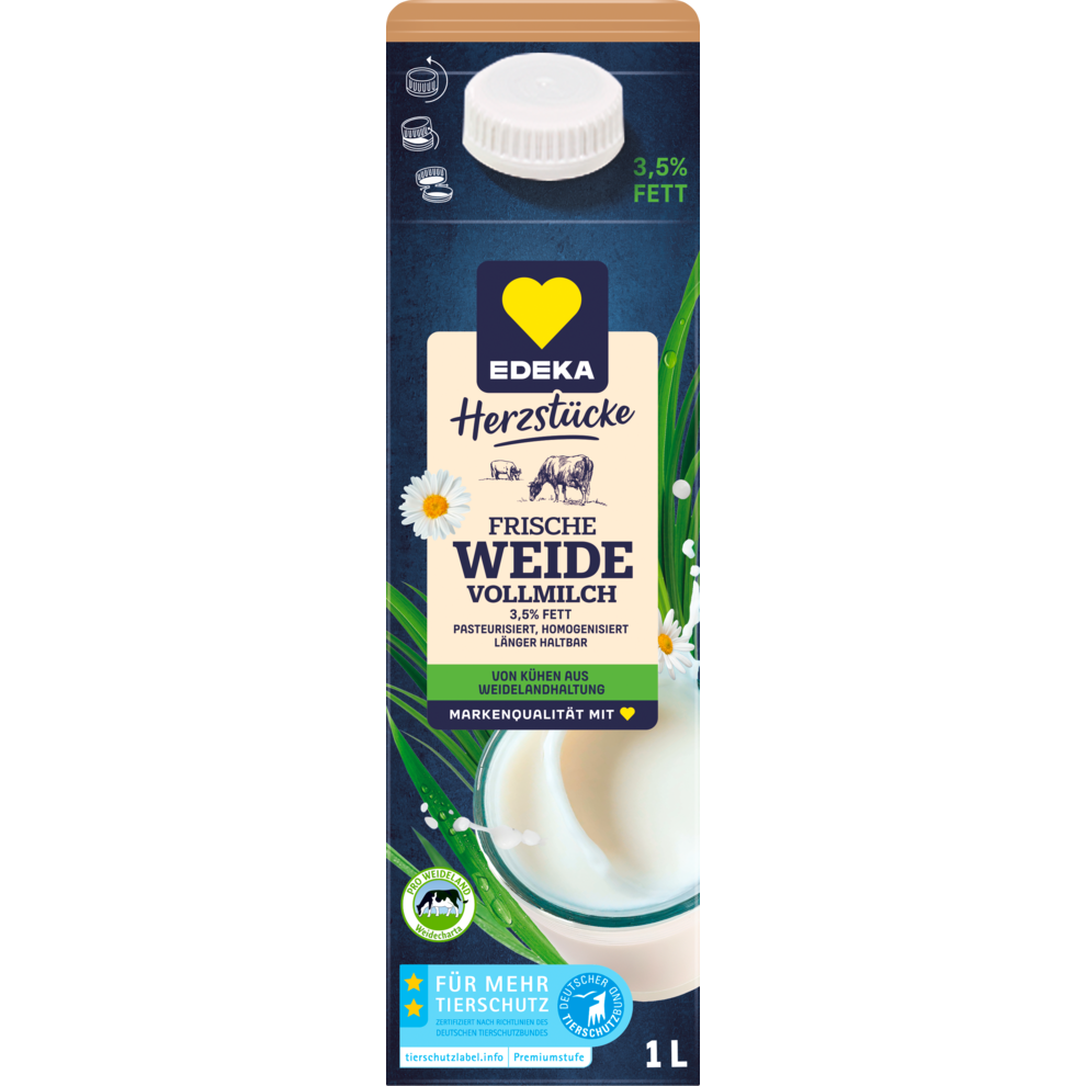 Frische Weidevollmilch ESL