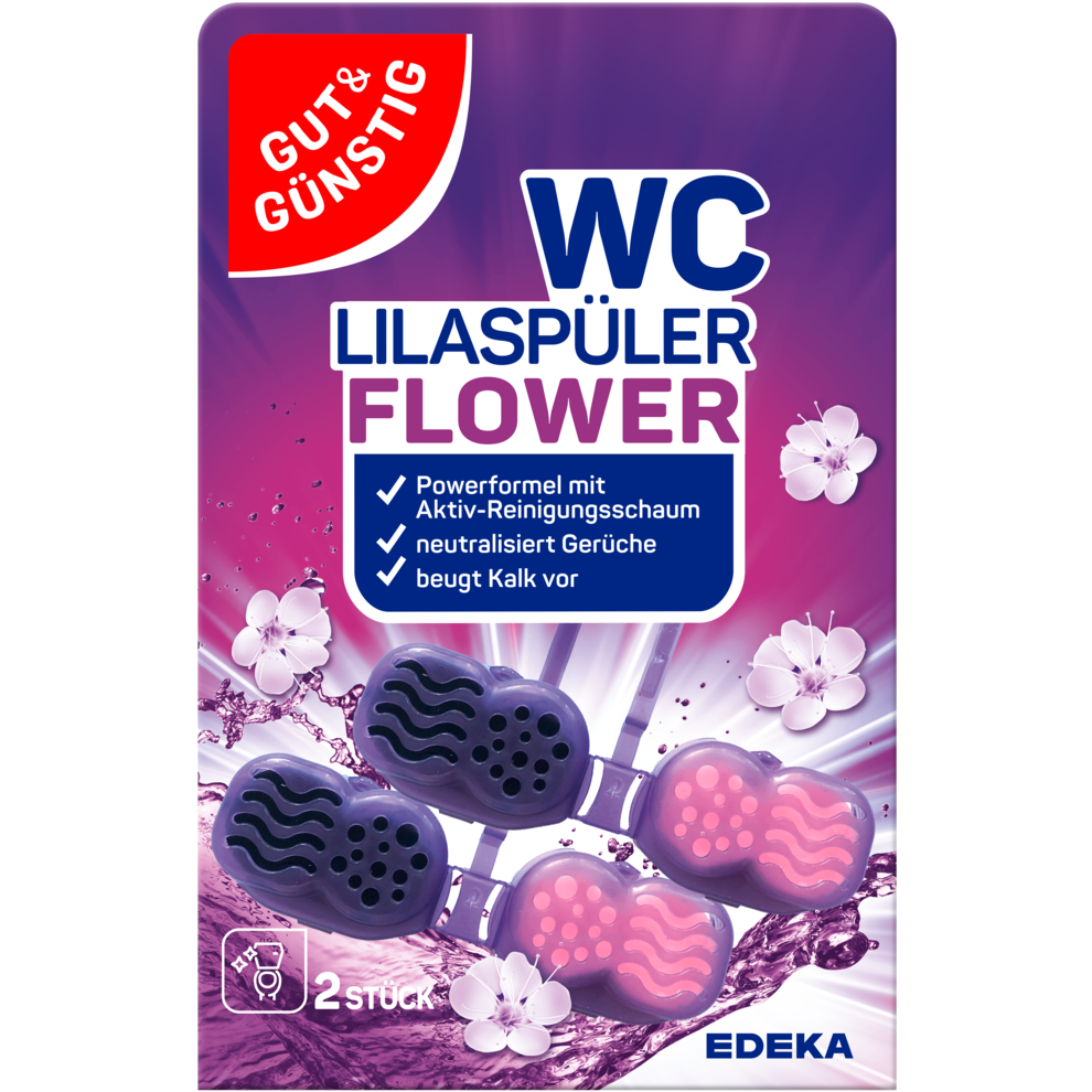 WC Lilaspüler Flower