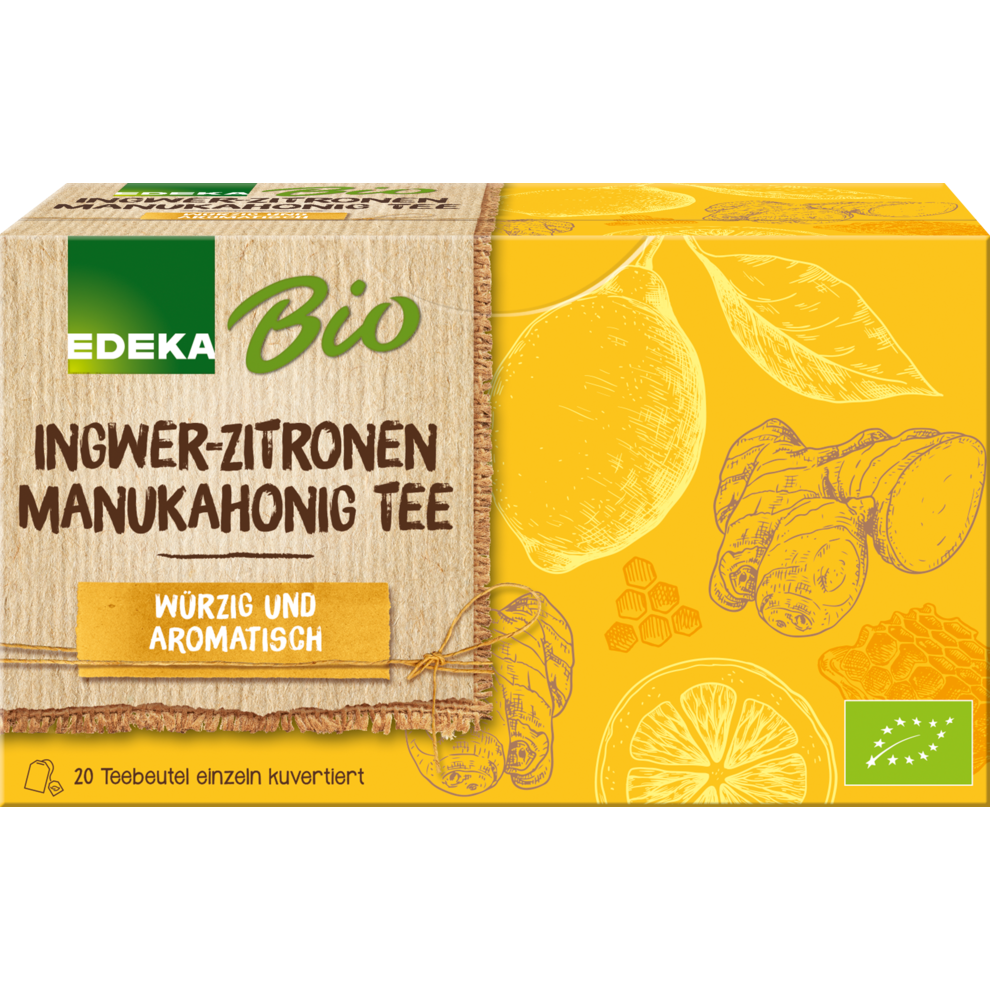 Ingwer-Zitronen Manukahonig Tee