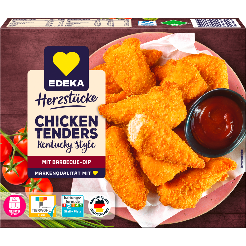 Chicken Tenders Kentucky Style mit Barbecue-Dip