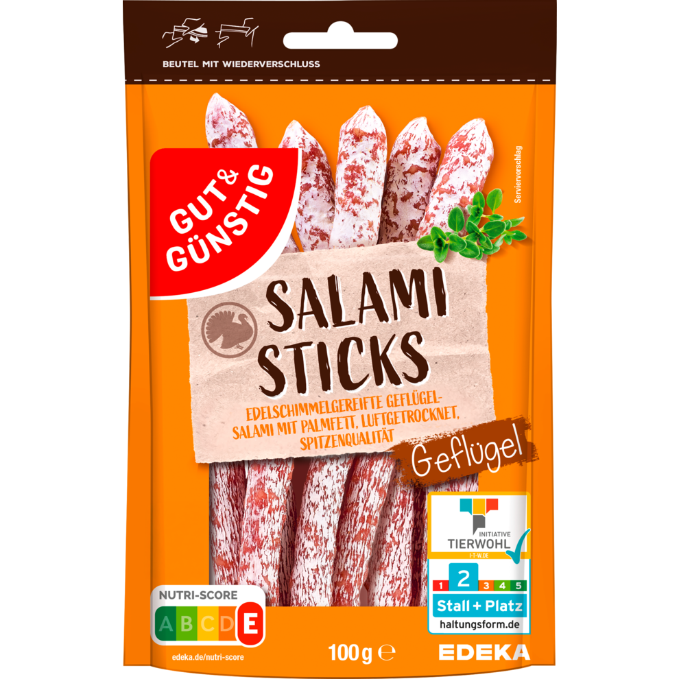 Salami Sticks, Geflügel