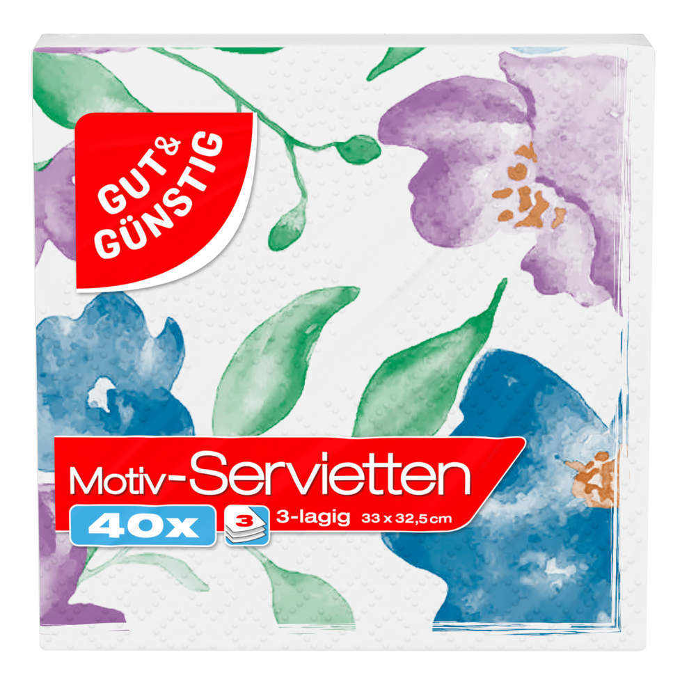 Motivservietten, Frühling