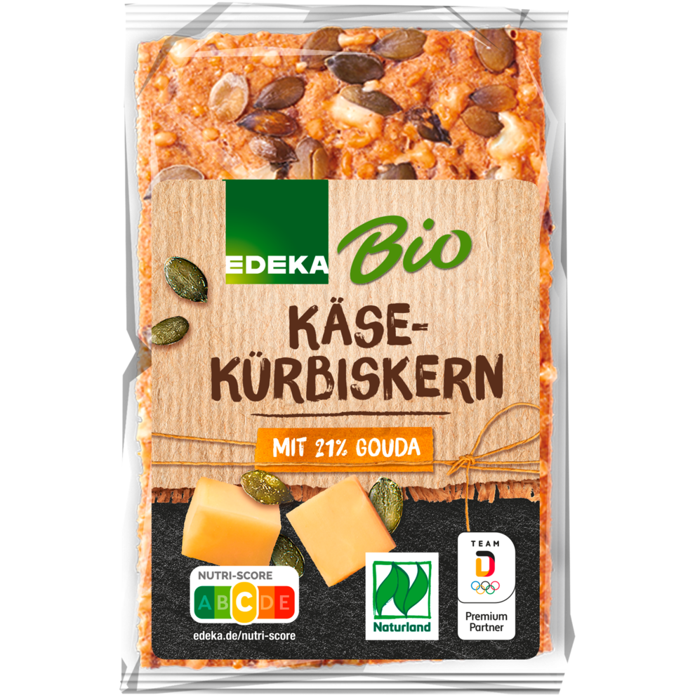 Knäckebrot Käse-Kürbiskern