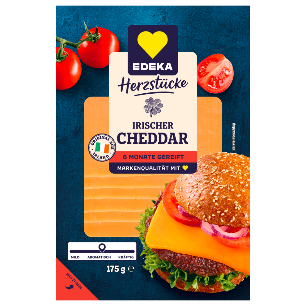 Irischer Cheddar 50% Fett i. Tr.