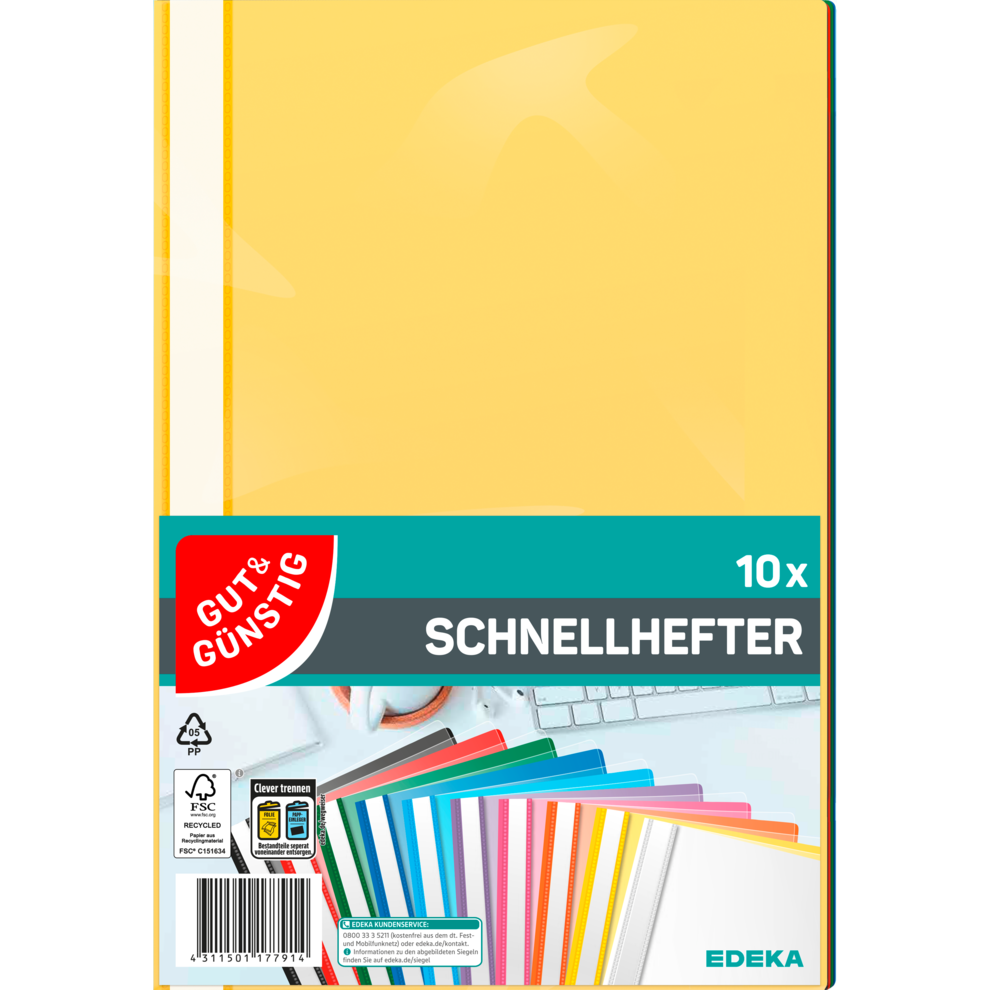 Schnellhefter Kunststoff
