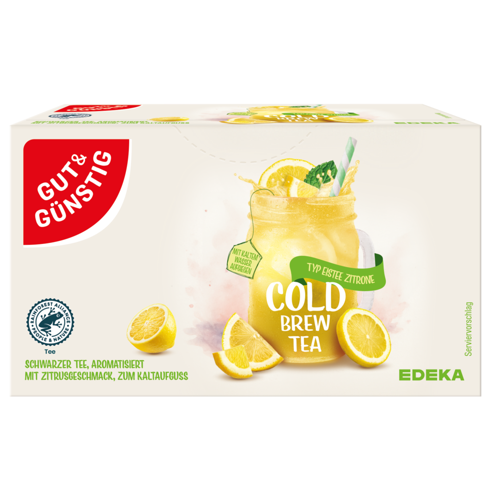 Cold Brew Tea Eistee Zitrone