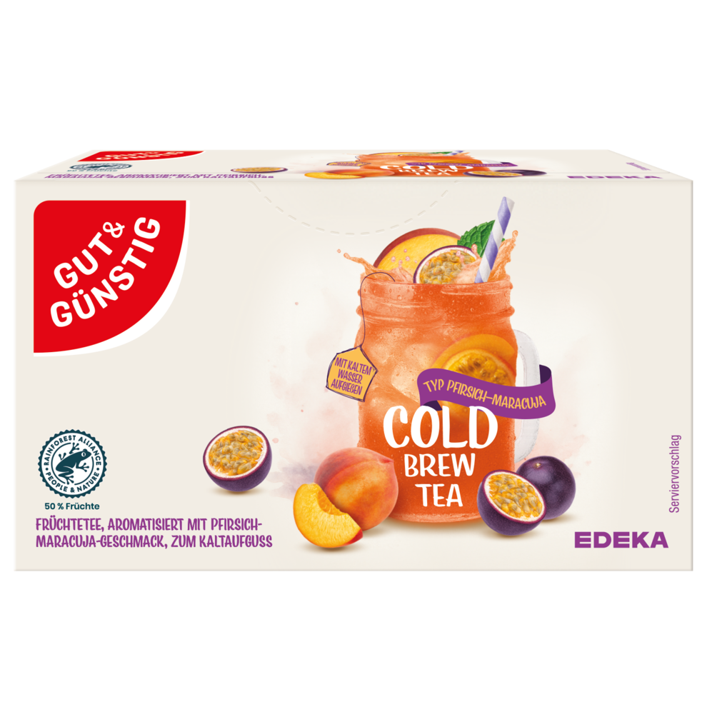 Cold Brew Tea Pfirisch-Maracuja