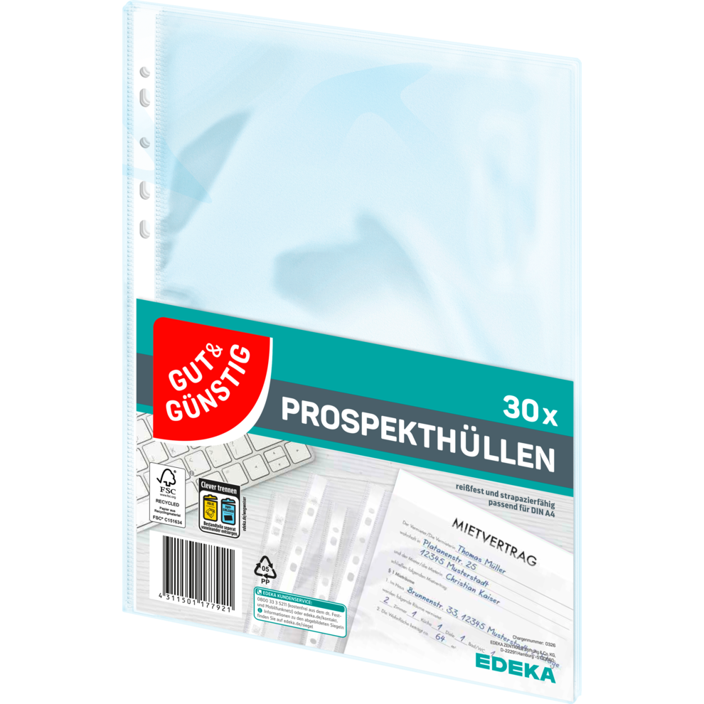 Prospekthüllen A4