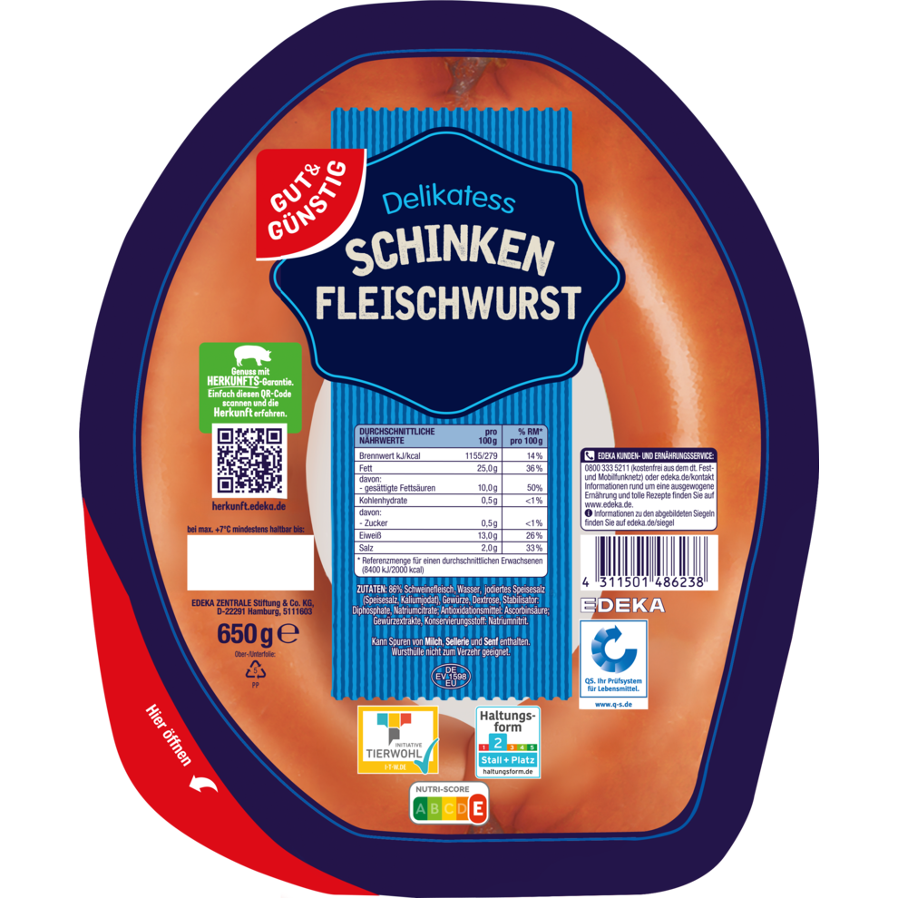 Schinken-Fleischwurst