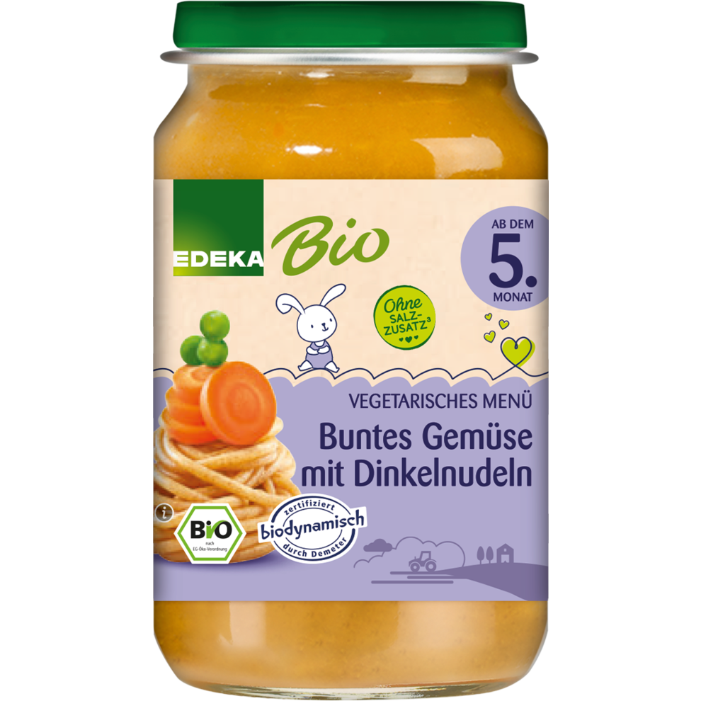 Buttergemüse & Vollkornnudeln