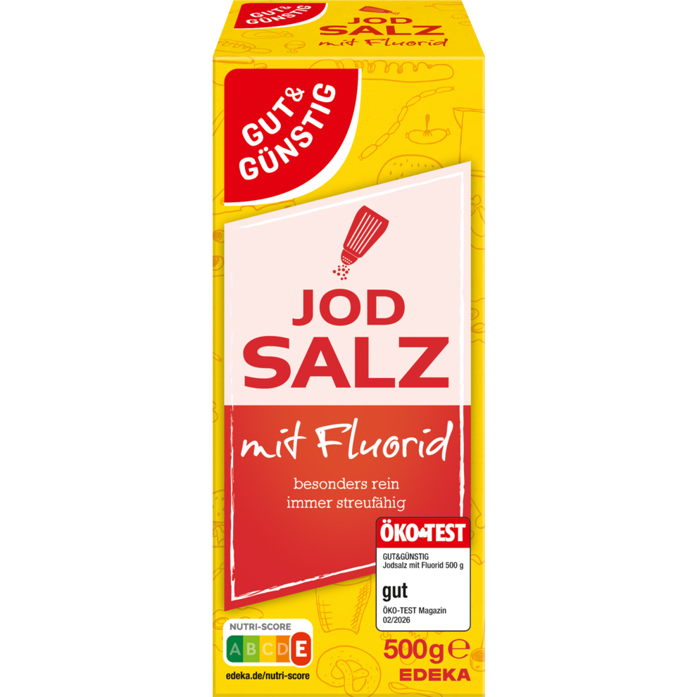 Jodsalz mit Fluorid