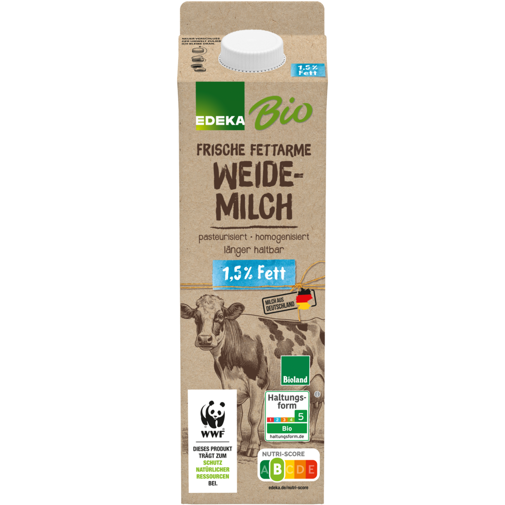 Frische fettarme Weidemilch ESL