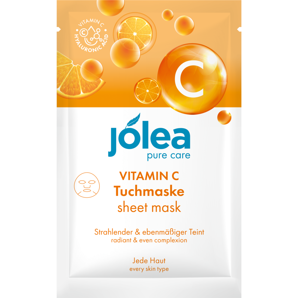 Tuchmaske Vitamin C