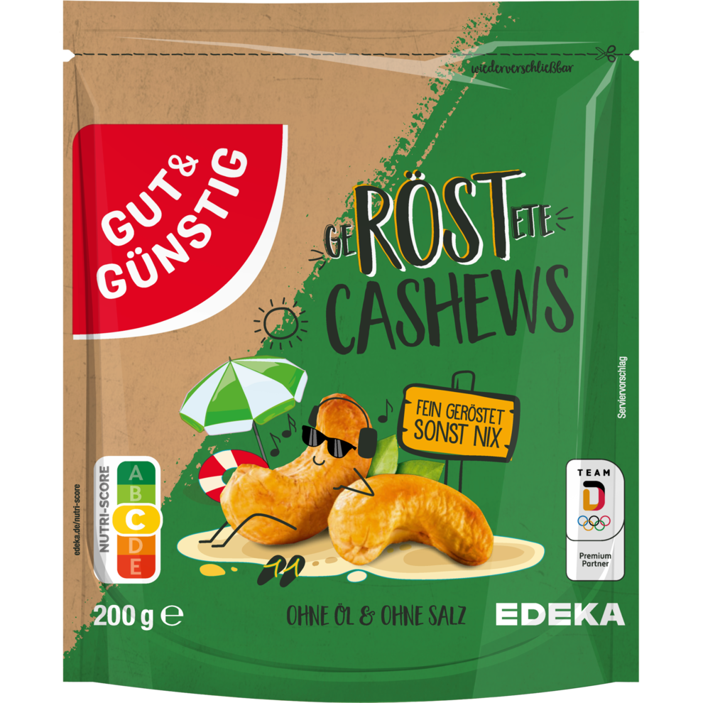 Geröstete Cashews