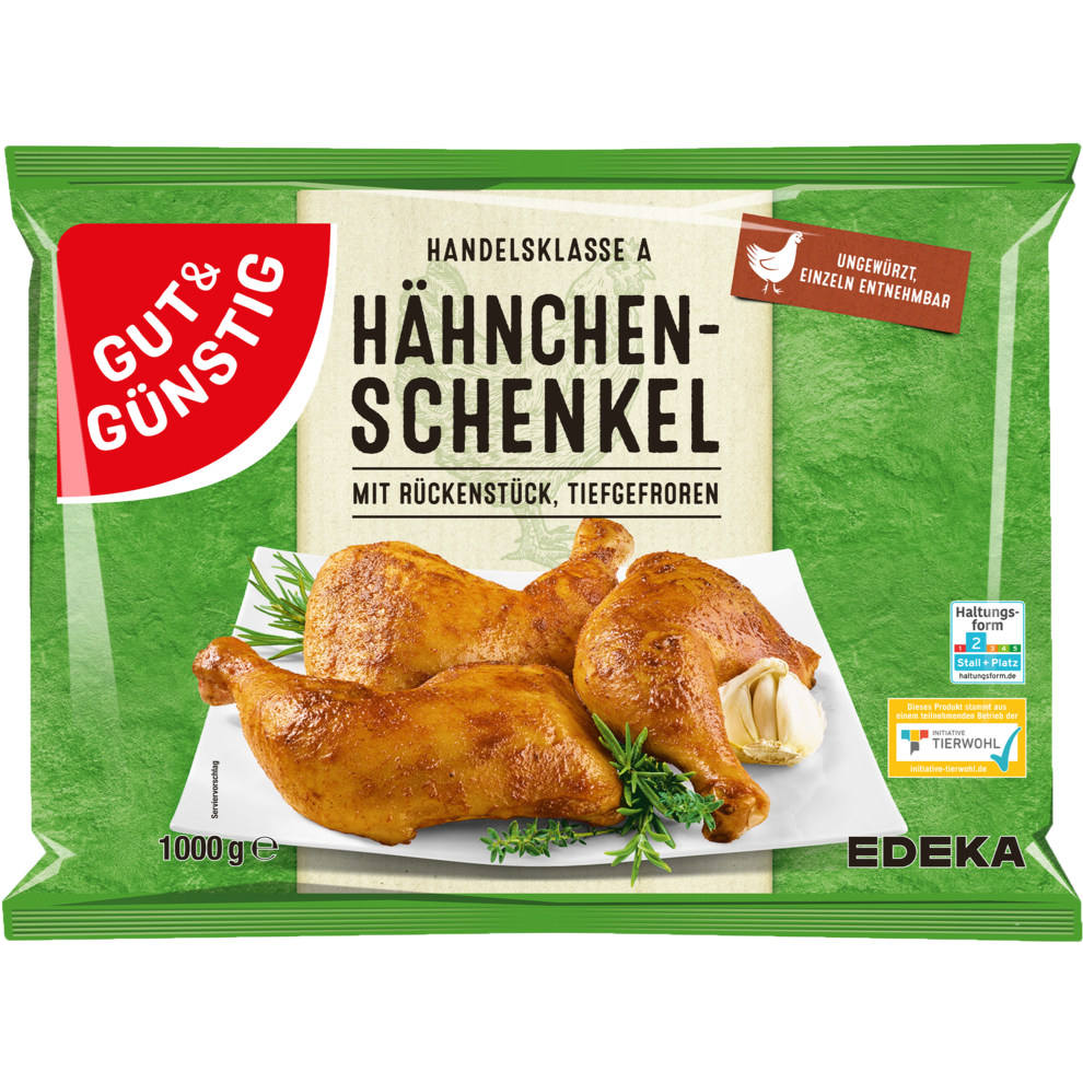 Hähnchenschenkel mit Rückenstück