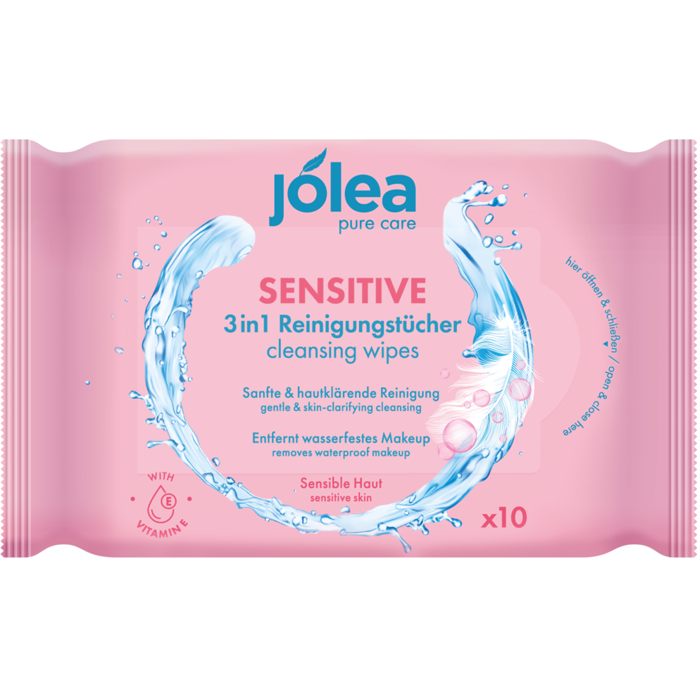 Reinigungstücher Sensitive 3in1 Reisegröße