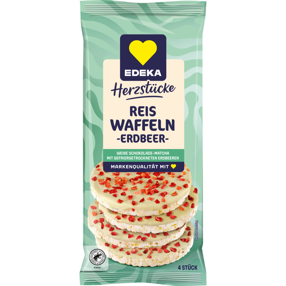 Reiswaffeln Erdbeere