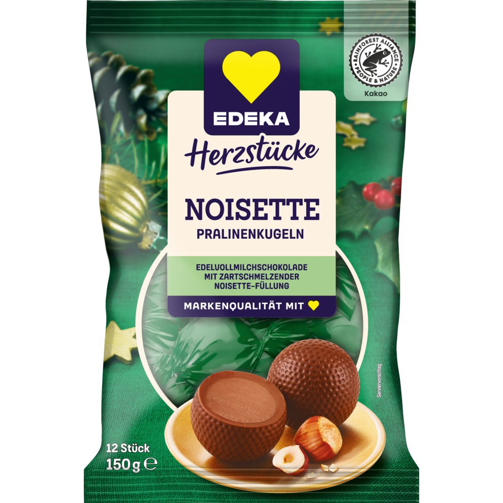Weihnachtskugeln Praliné