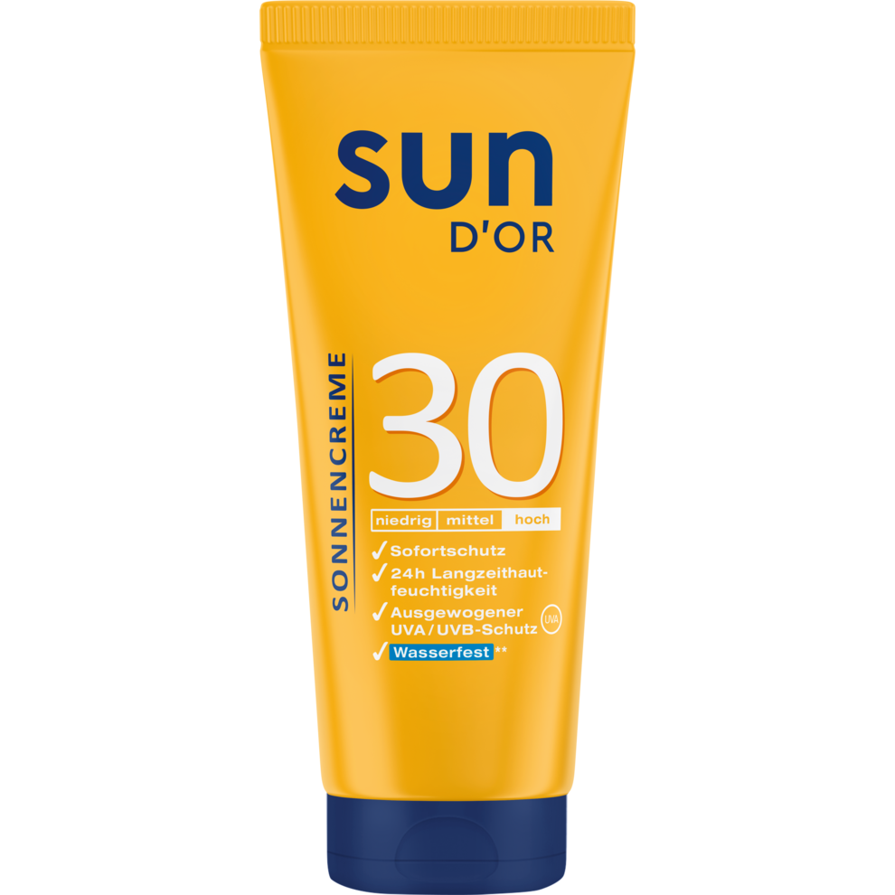 Sonnencreme LSF 30 hoch