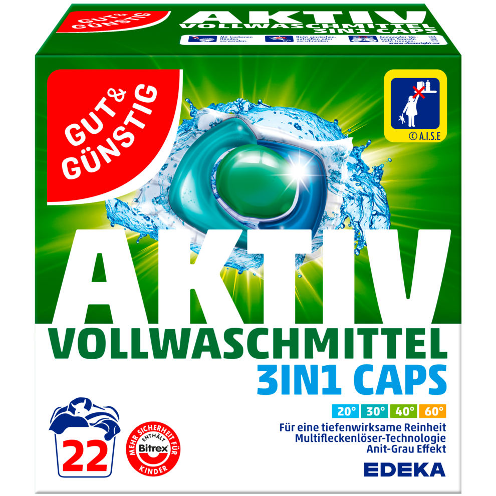 Vollwaschmittel 3in1 Caps