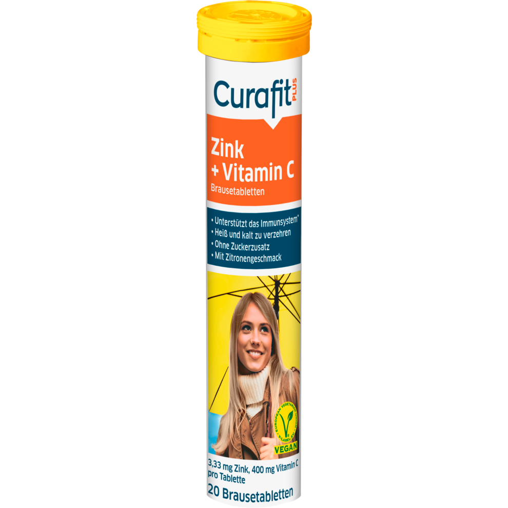 Brausetabletten Zink und Vitamin C