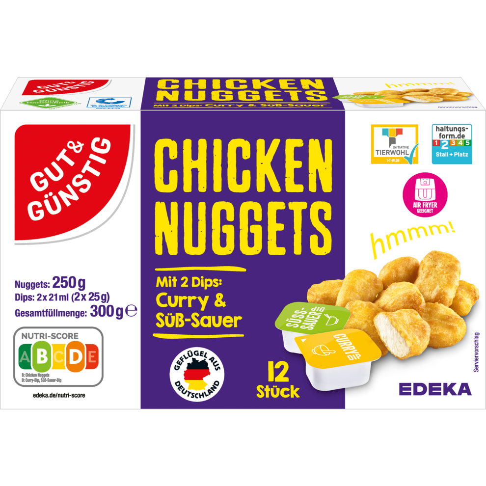 Chicken Nuggets mit Dip