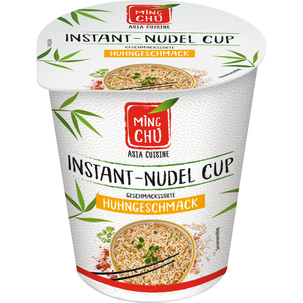 Instant-Nudeln Huhn im Becher